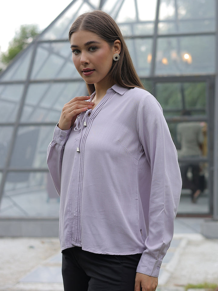 Tailored Deep Purple Shirt