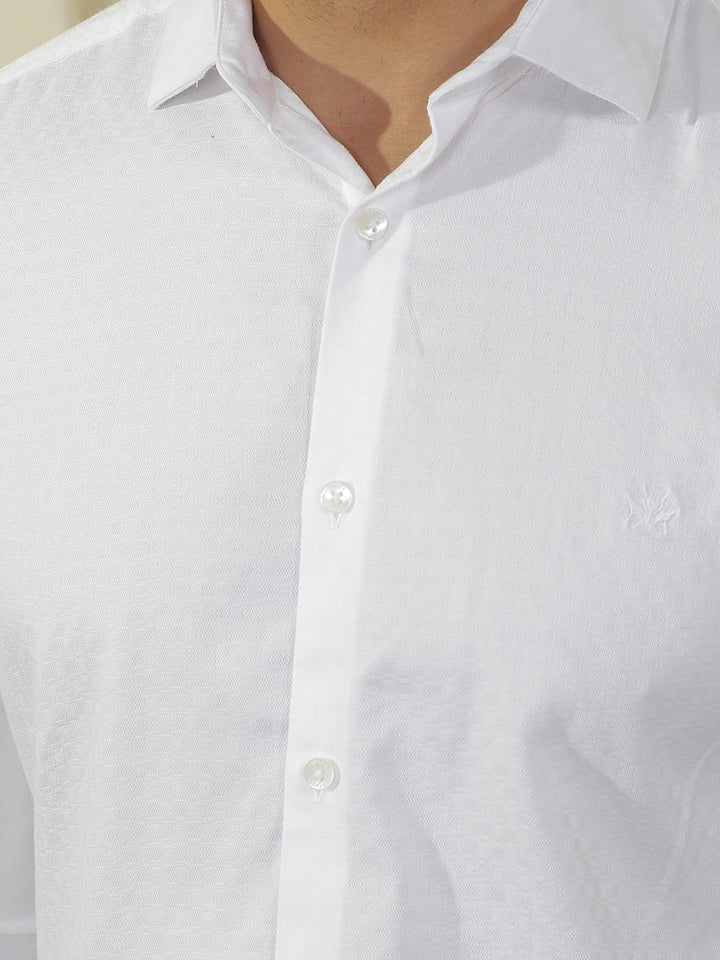 Refined Chalk White Shirt