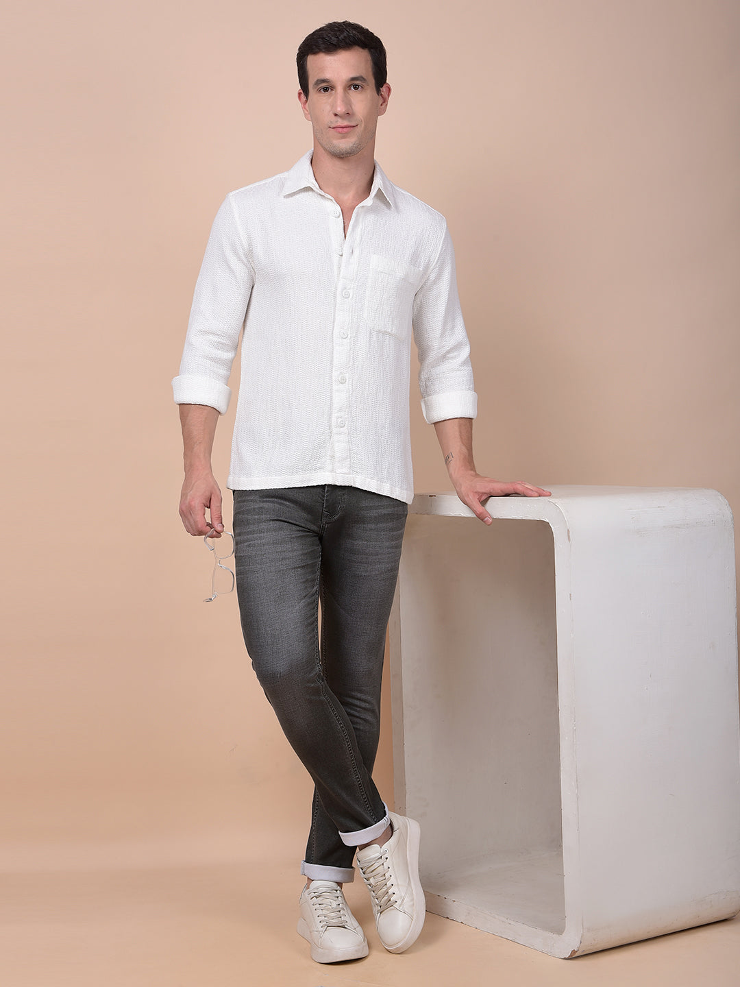 White 100% Cotton Shirt