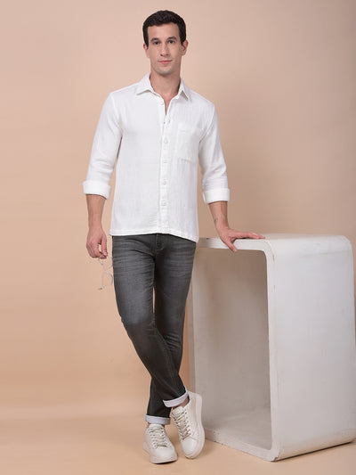 White 100% Cotton Shirt
