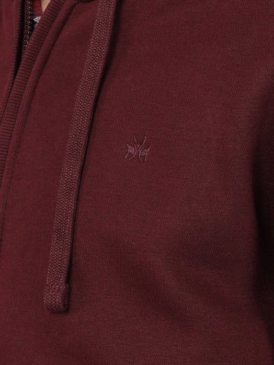 Merlot Zip-Up Hoodie