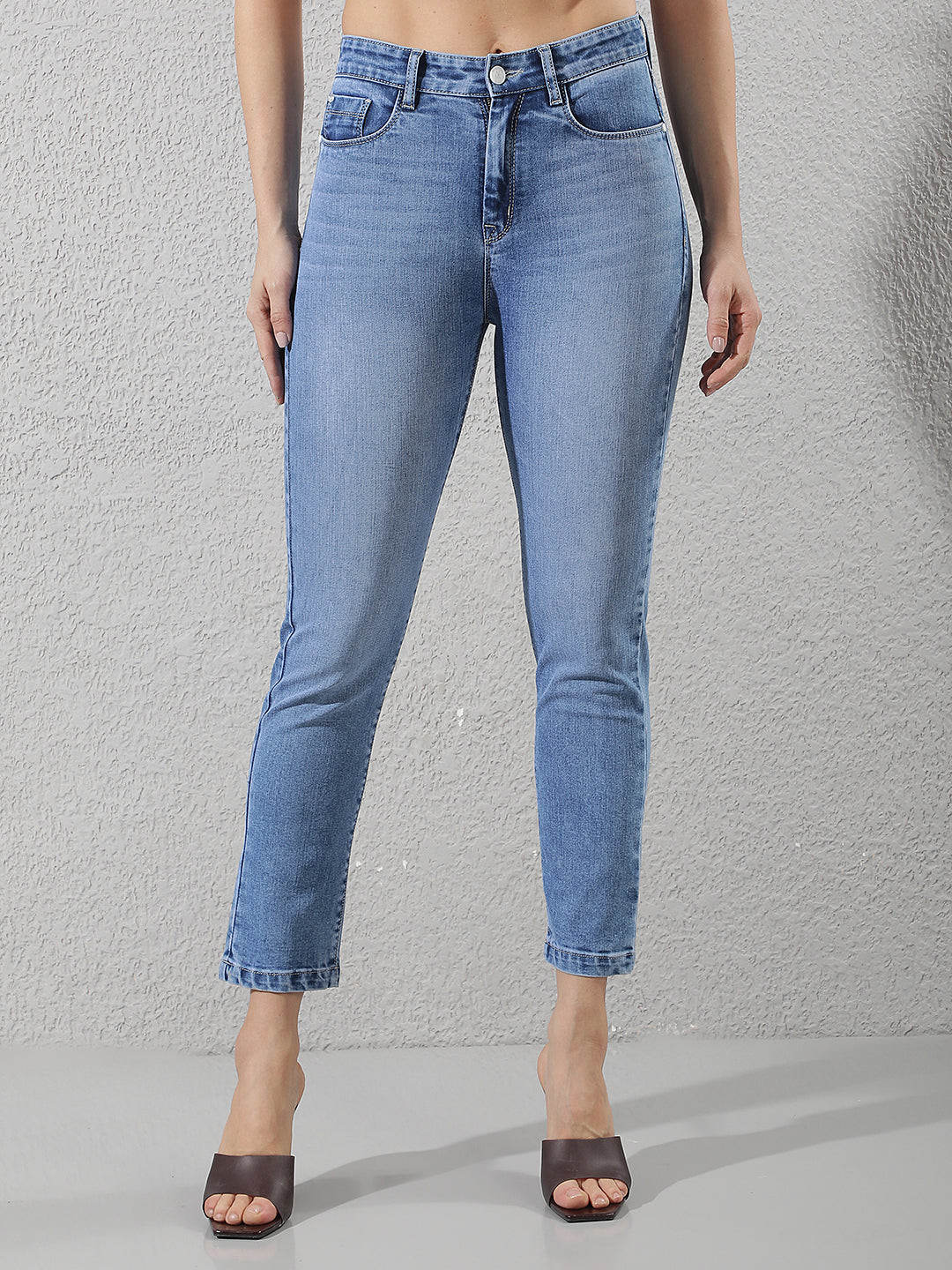 Modern Cobalt Blue Straight Jeans