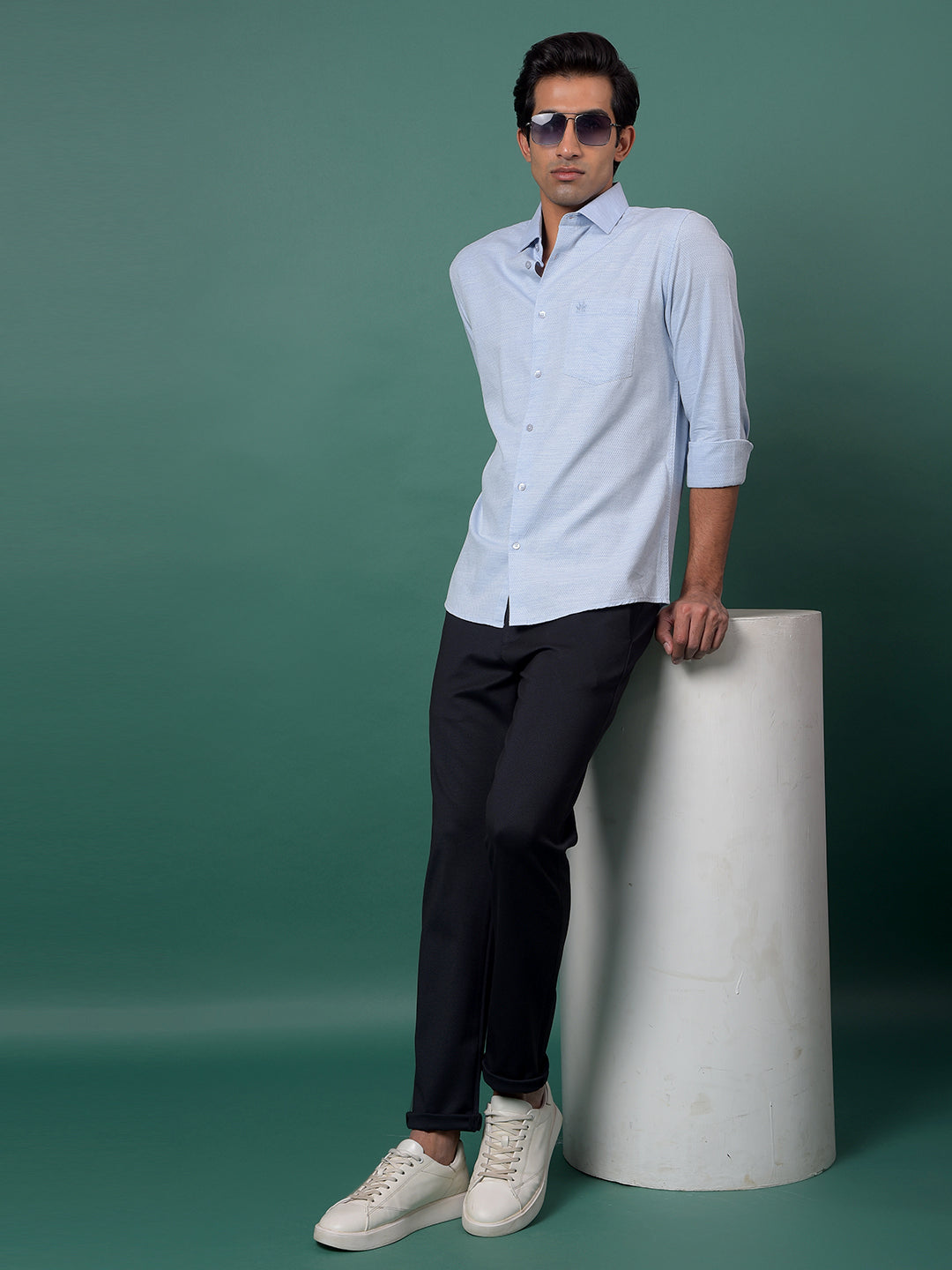 Black Knit Comfort Trousers