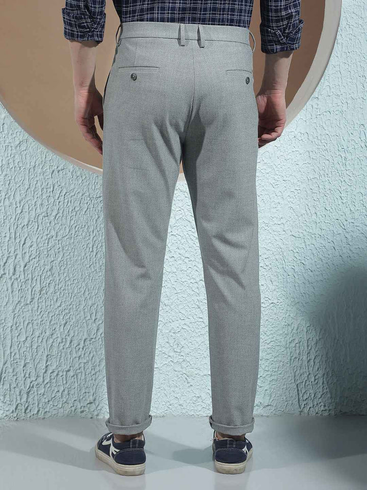Grey Smart Style Trousers