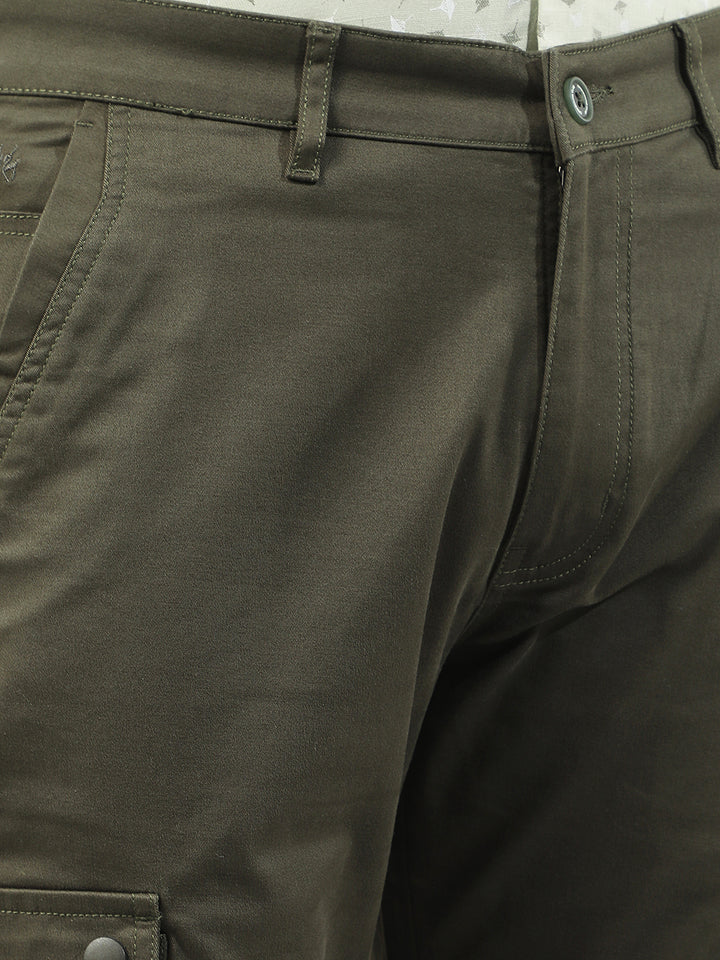 Relaxed Alpine Green Cargo Trousers