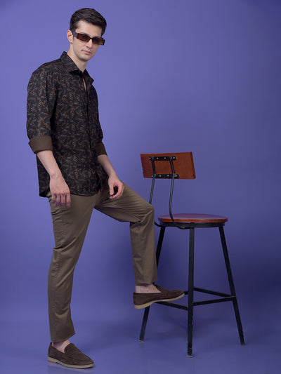 Black Printed Shirt