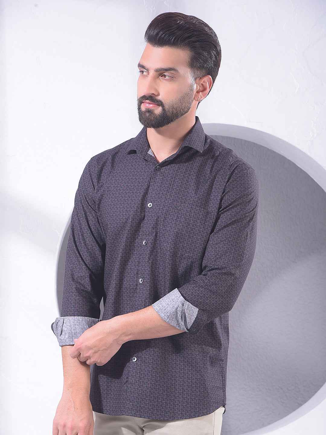 Multi-Color Printed 100% Cotton Shirt