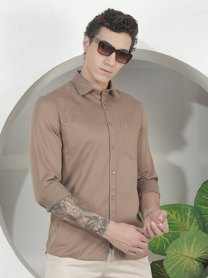 Warm Sand Beige Shirt