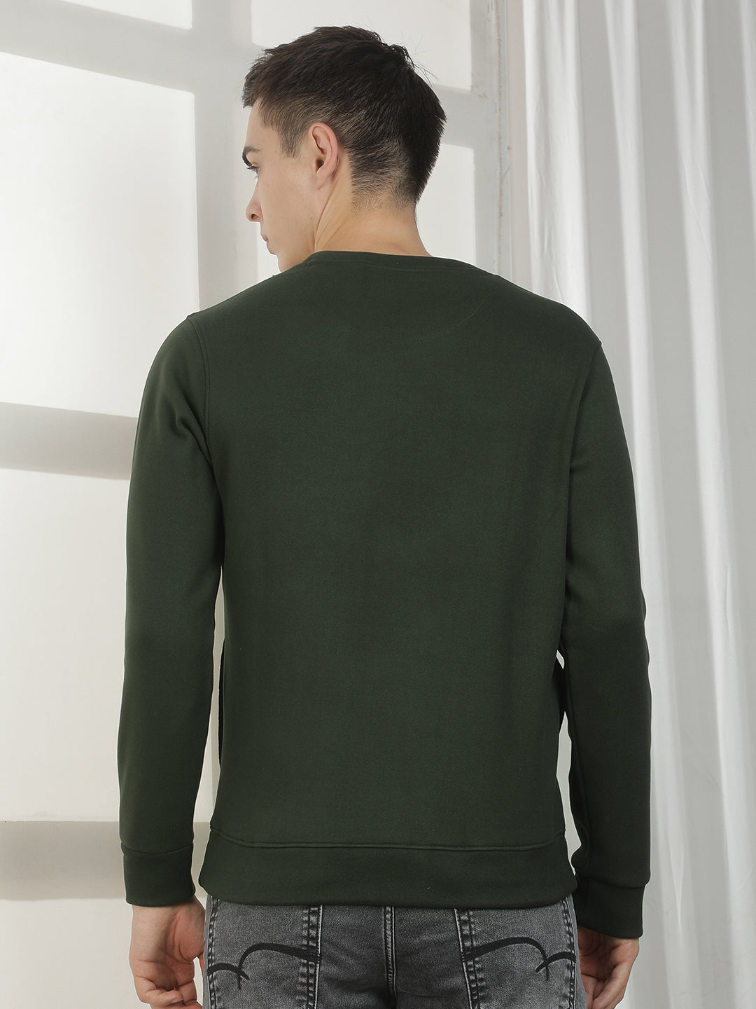 Contemporary Forest Green Sweatshirt