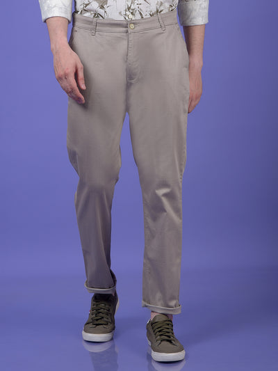 Khaki Printed Trousers