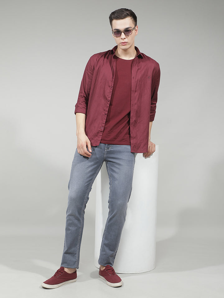 Tailored Heather Grey Jeans