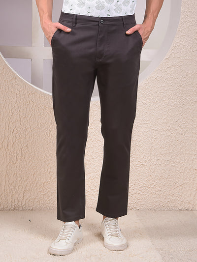 Monochrome Grey Slim Trousers