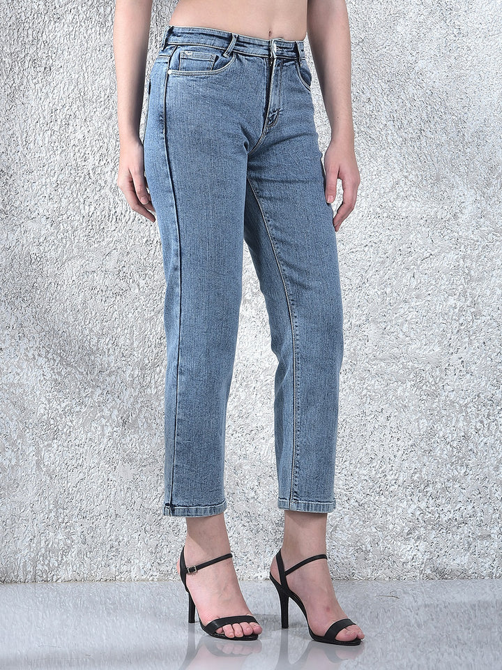 Icewash Vintage Straight Jeans