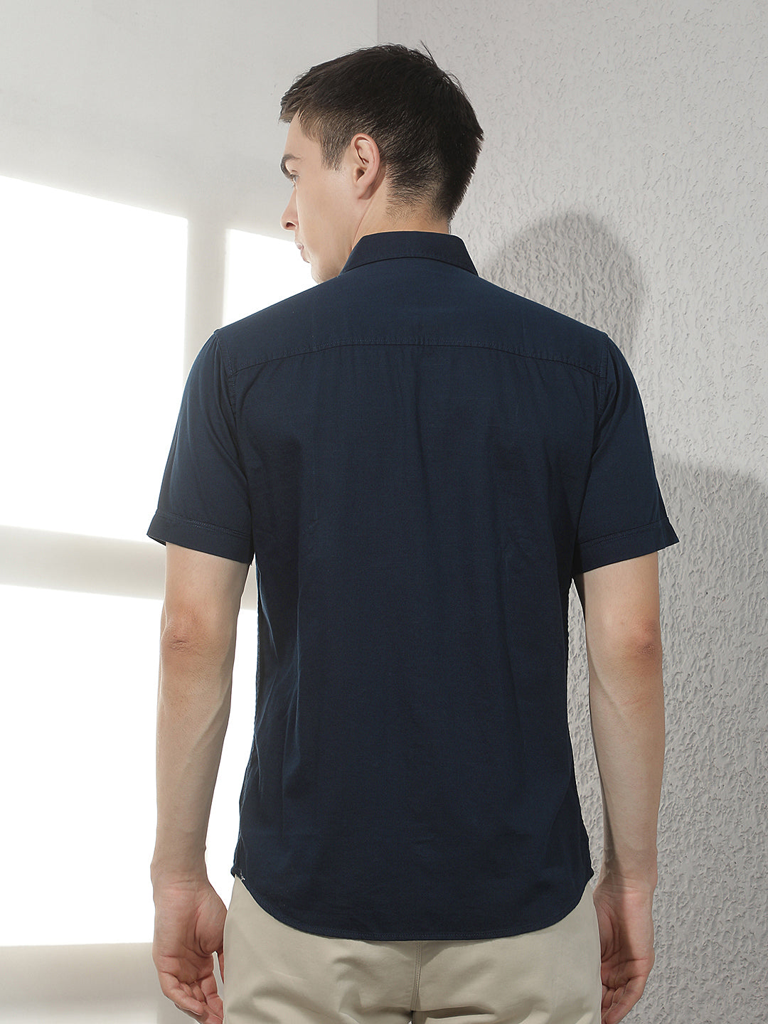 Luxe Royal Navy Navy Blue Shirt