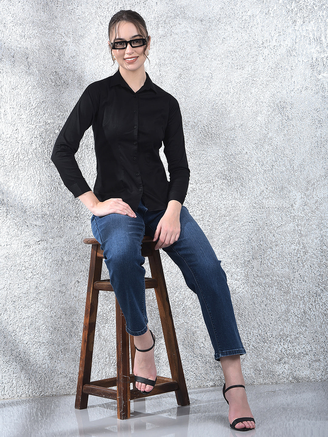 Noir Sculpt Formal Shirt