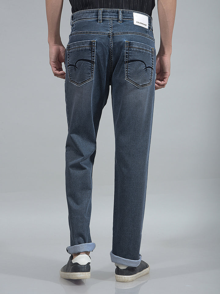 Indigo Blue Straight Jeans
