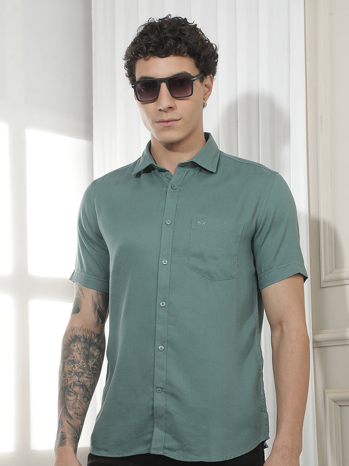 Green Casual Shirt