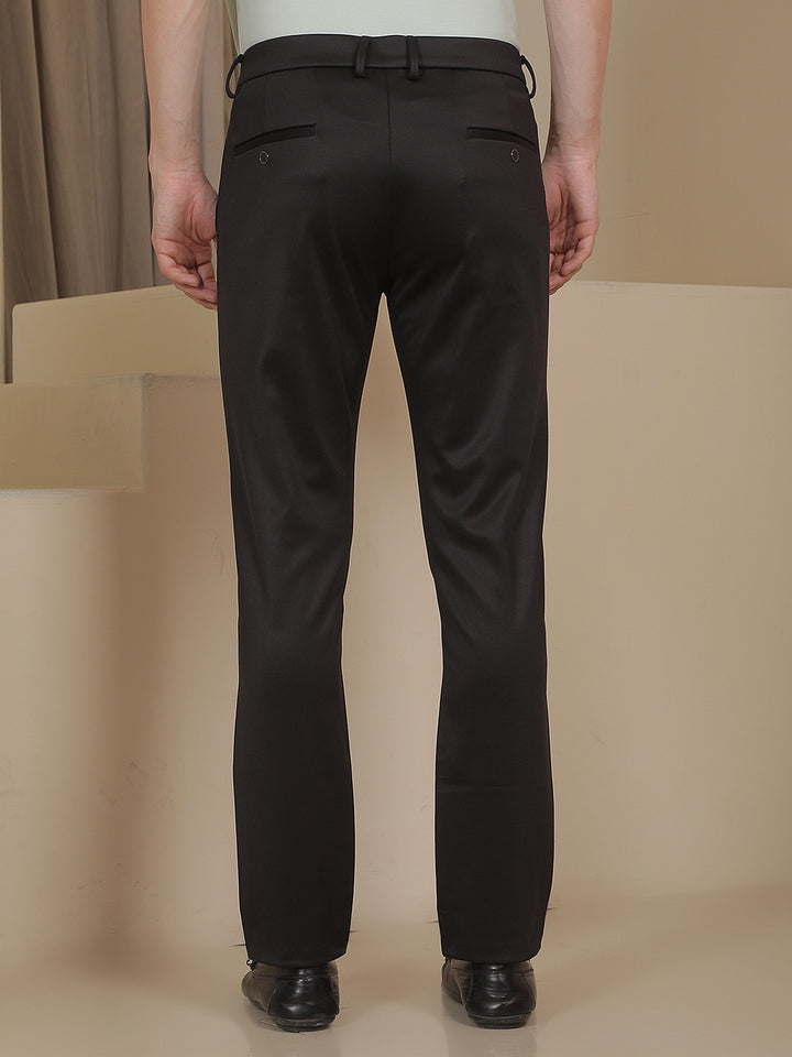 Classic Stealth Black Knitted Trousers