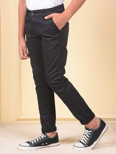 Black Printed Trousers