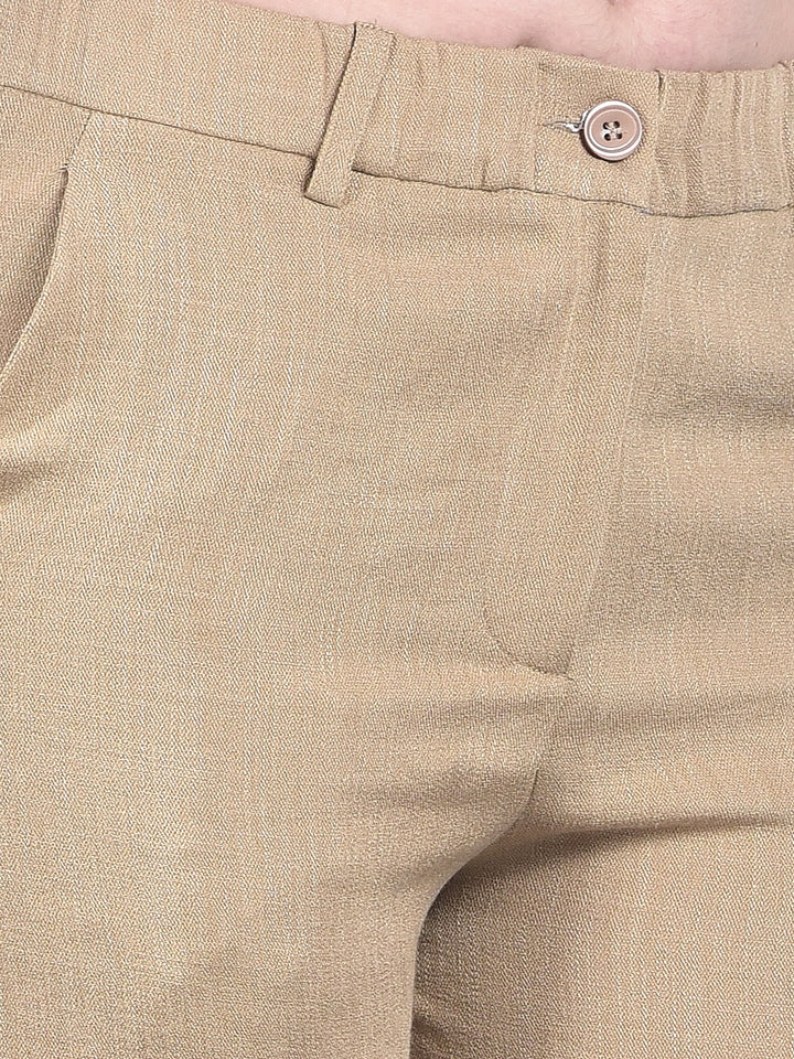Sandstone Linen Wide-Leg Pants