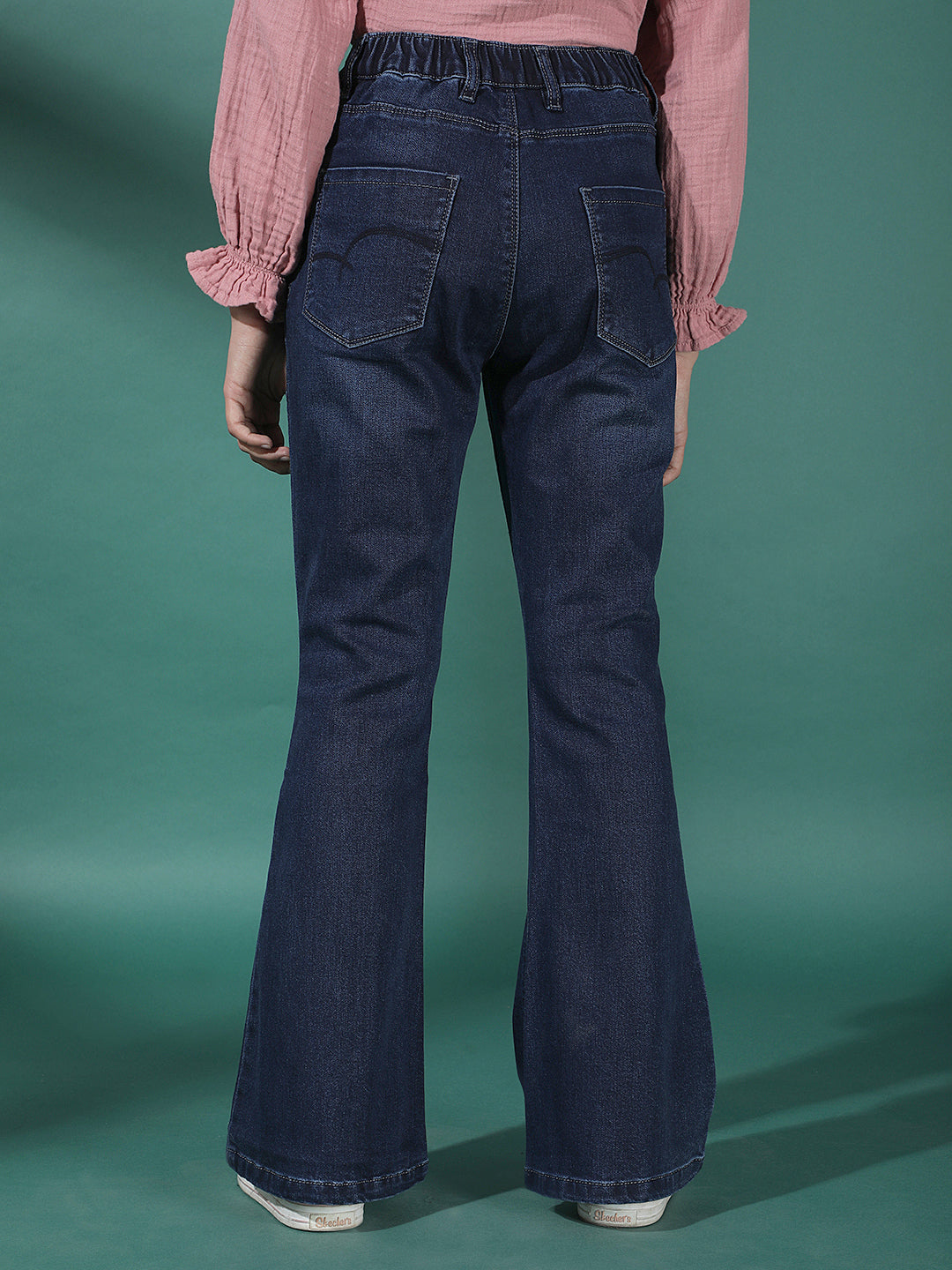 Black Bootcut High Waist Jeans