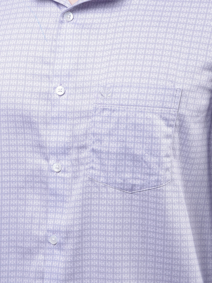 Purple Printed Shirt