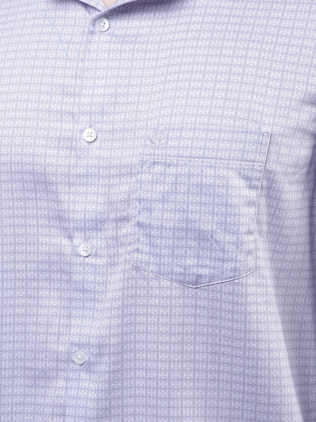 Purple Printed Shirt