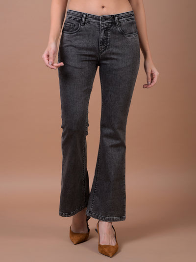 Grey Bootcut Jeans