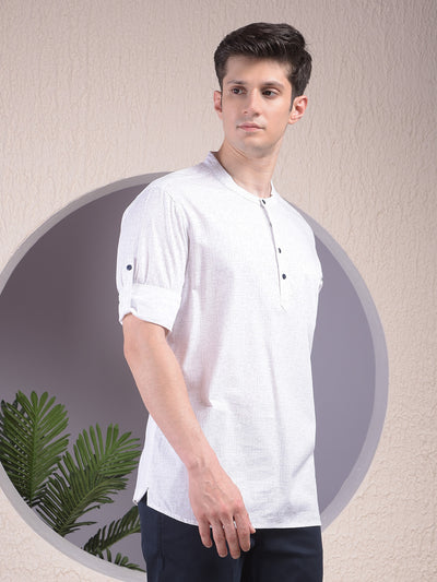 Dreamy White Printed Kurta