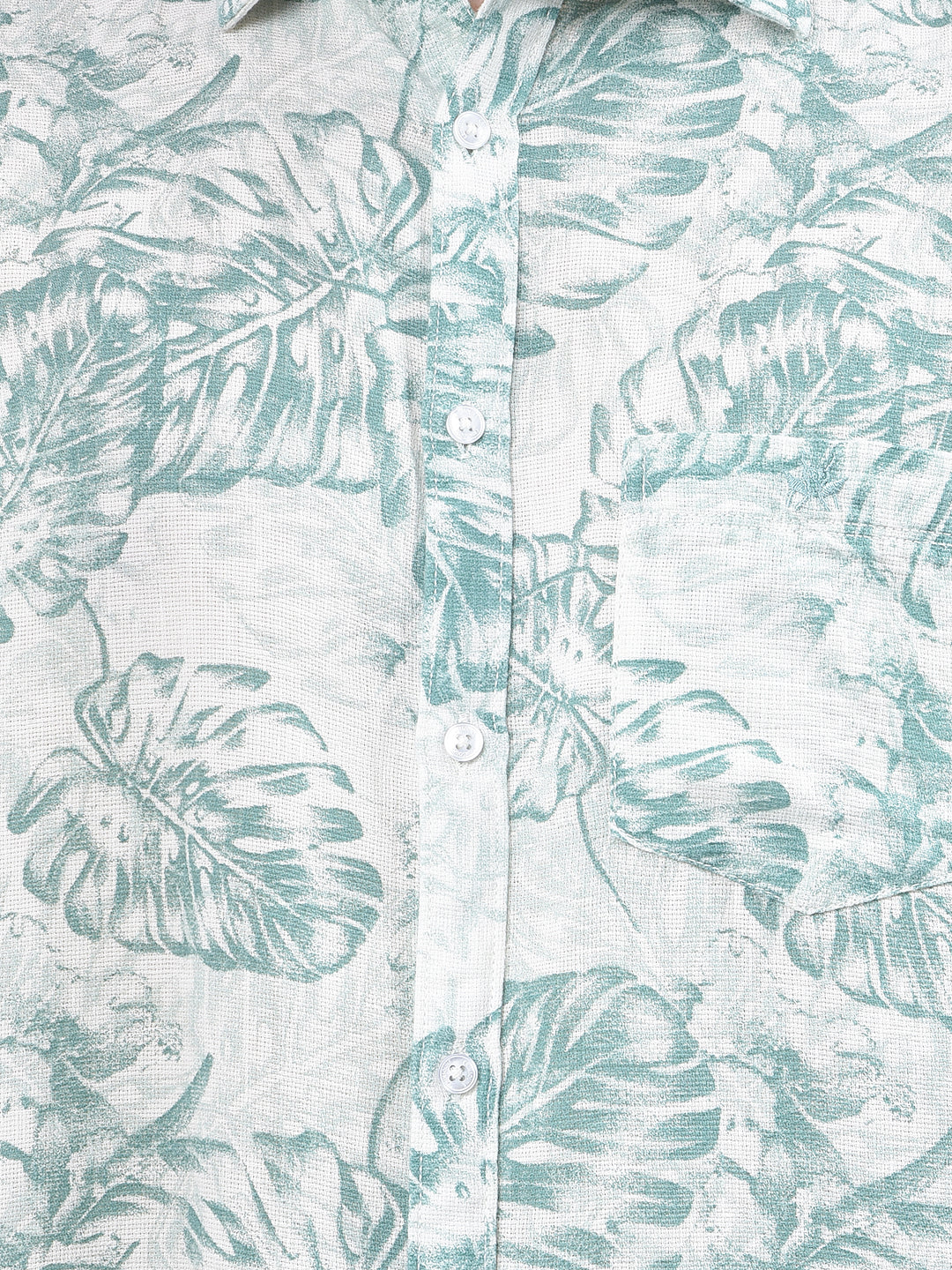 Green Floral Print Kurta-Men Kurtas-Crimsoune Club
