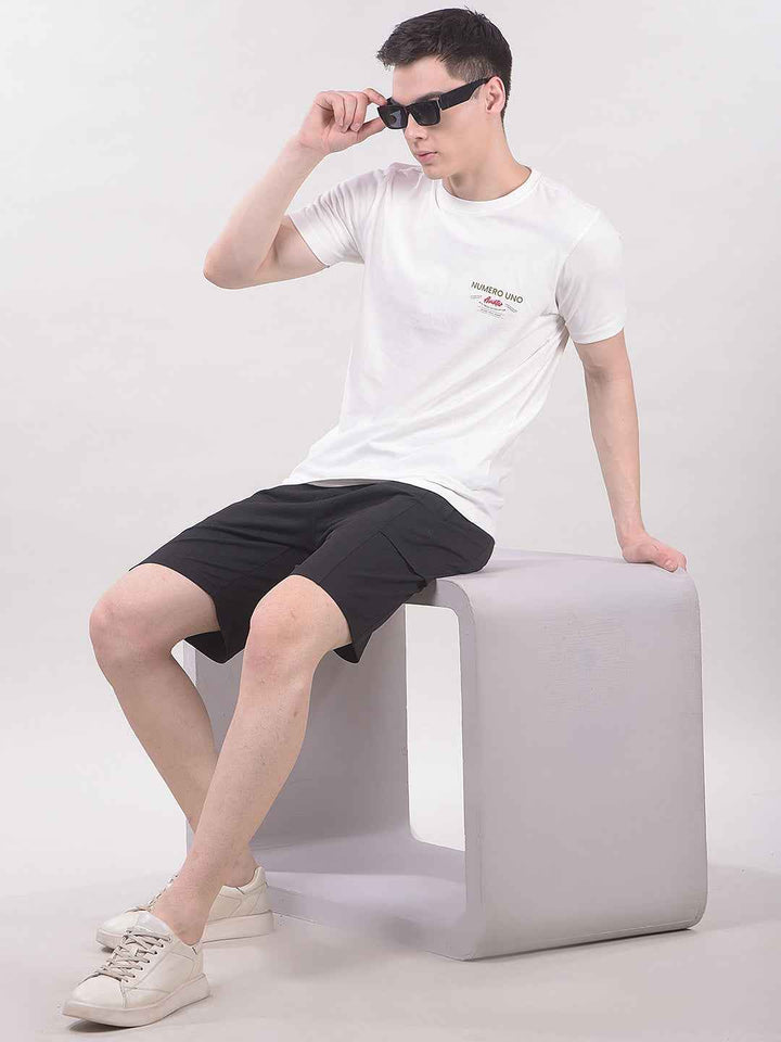 ZestNoir Utility Black Shorts