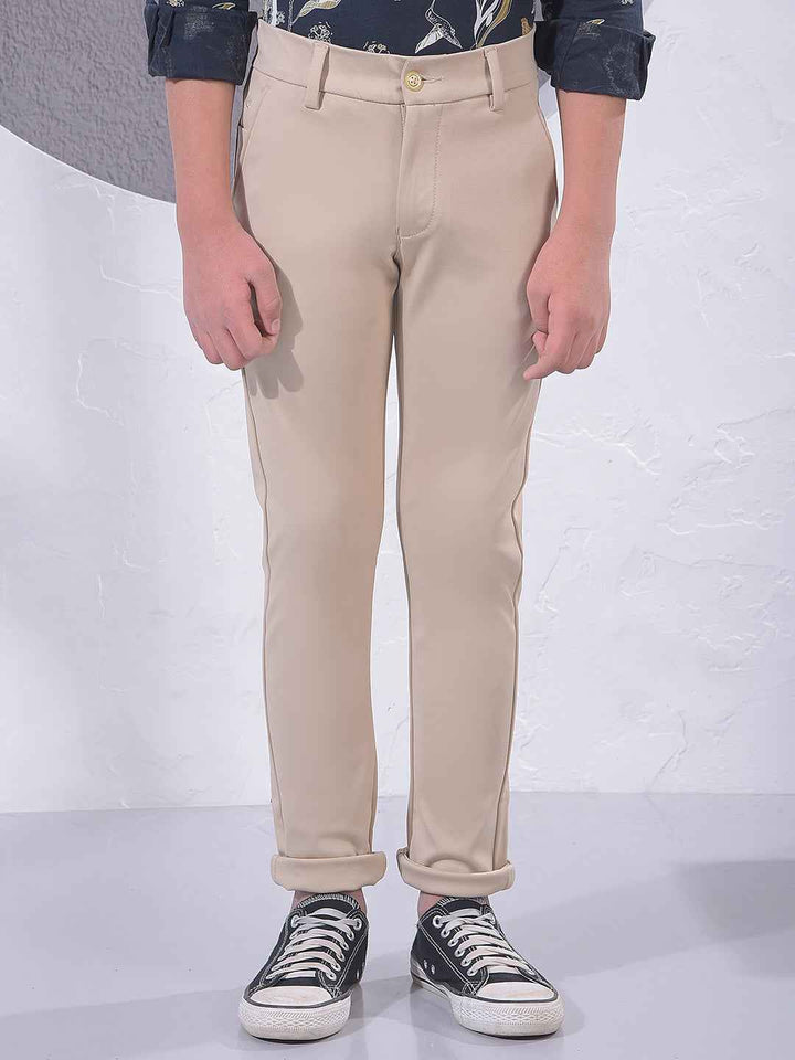 Light Beige Daily Trousers