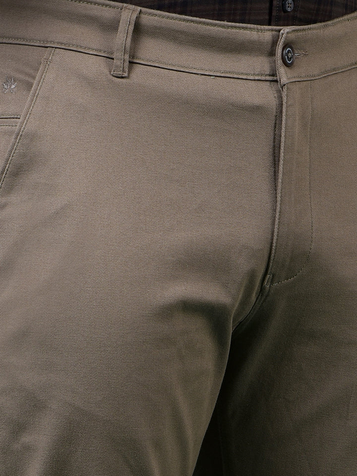 Khaki Printed Trousers
