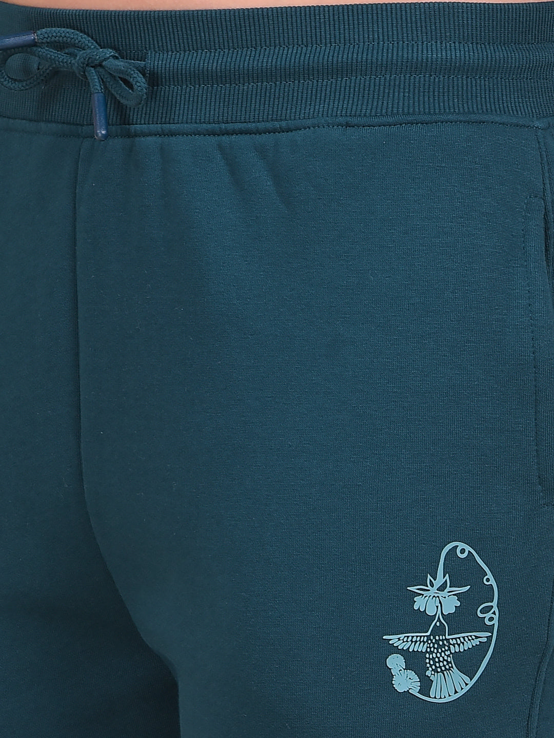 Sleek Fit Green Trackpants