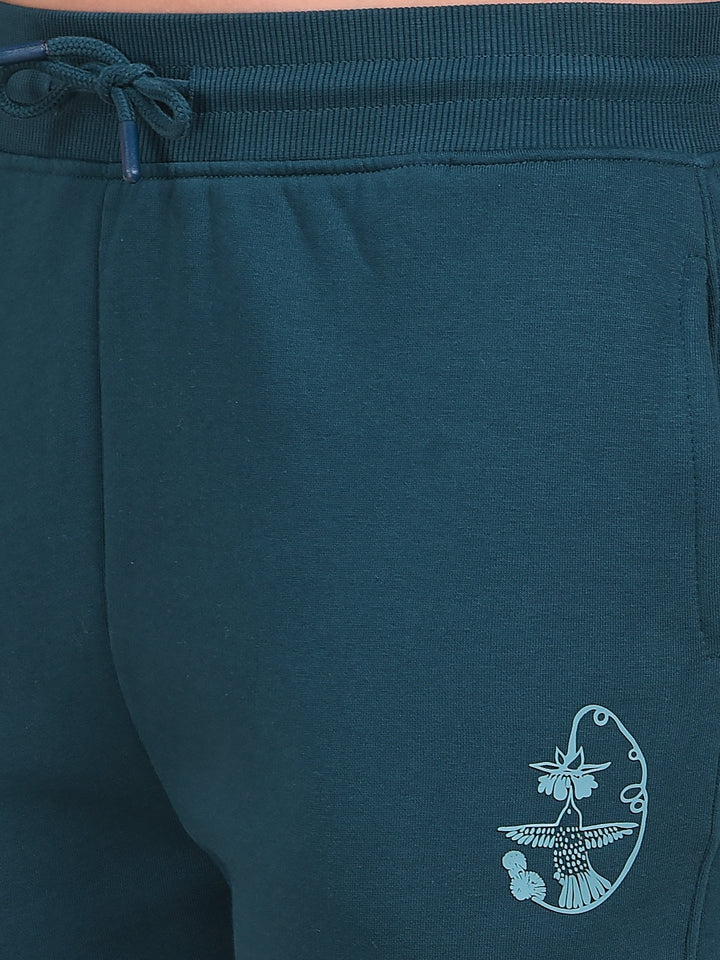 Sleek Fit Green Trackpants