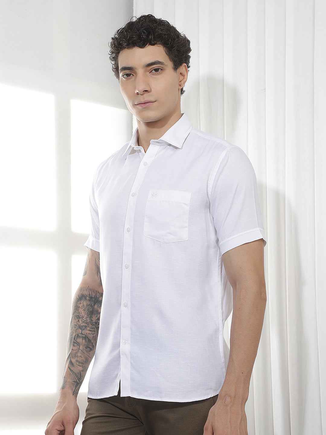 Classic White Casual Shirt