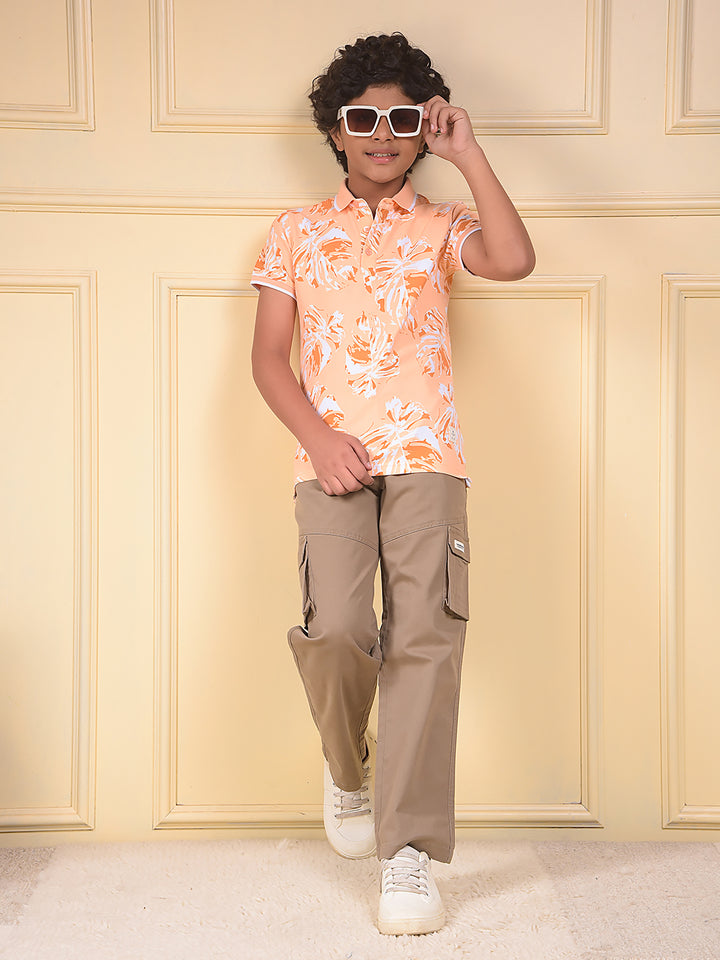 Khaki Cargo Trousers