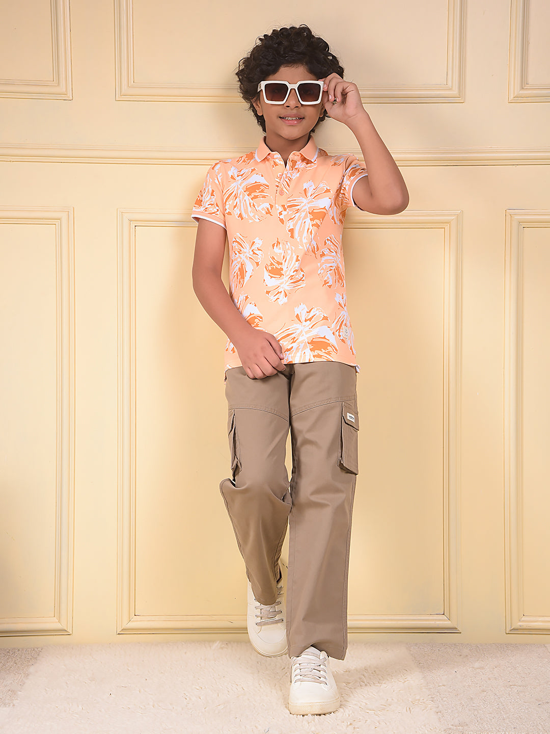 Khaki Cargo Trousers