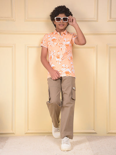 Khaki Cargo Trousers