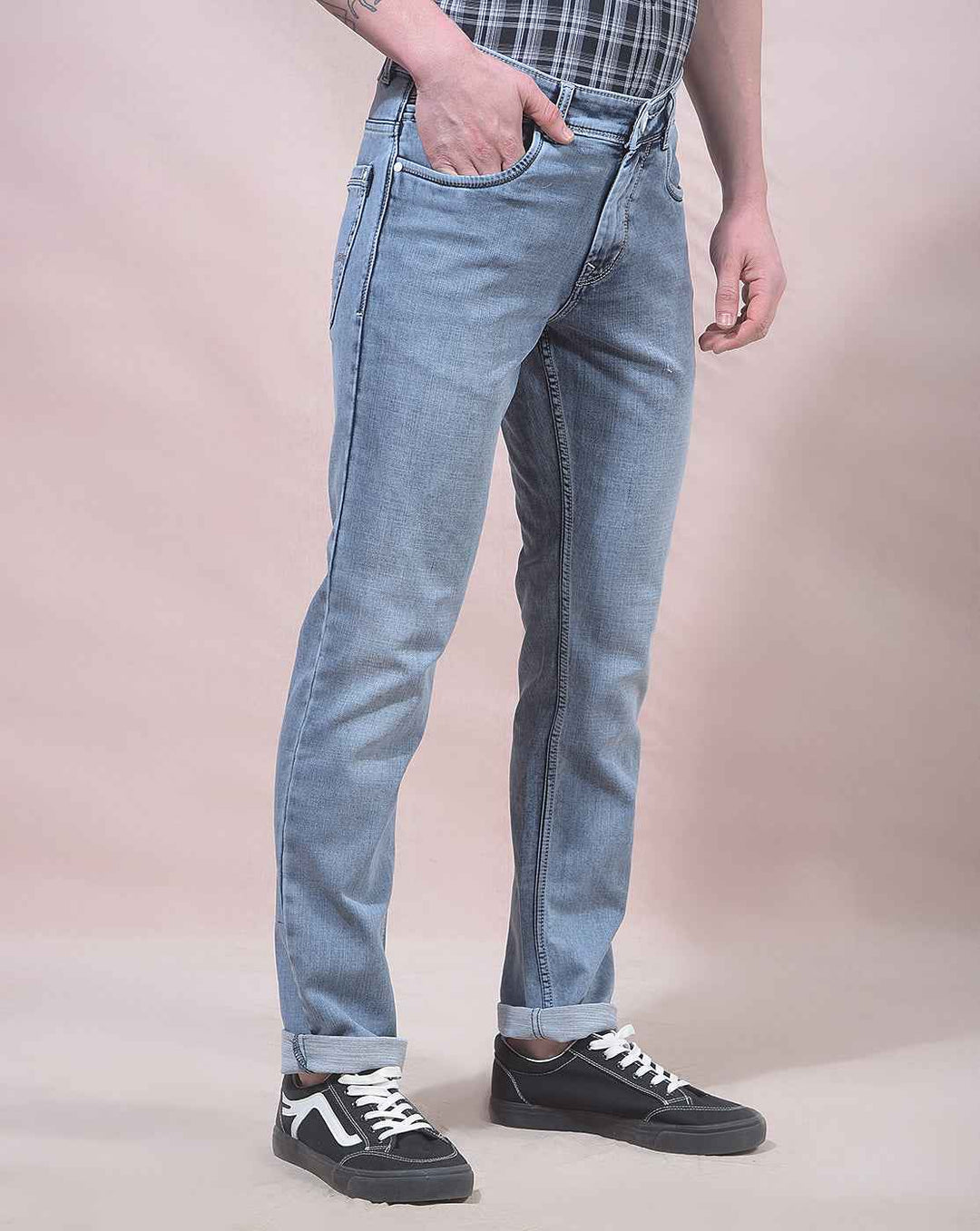 Blue Stretchable Jeans