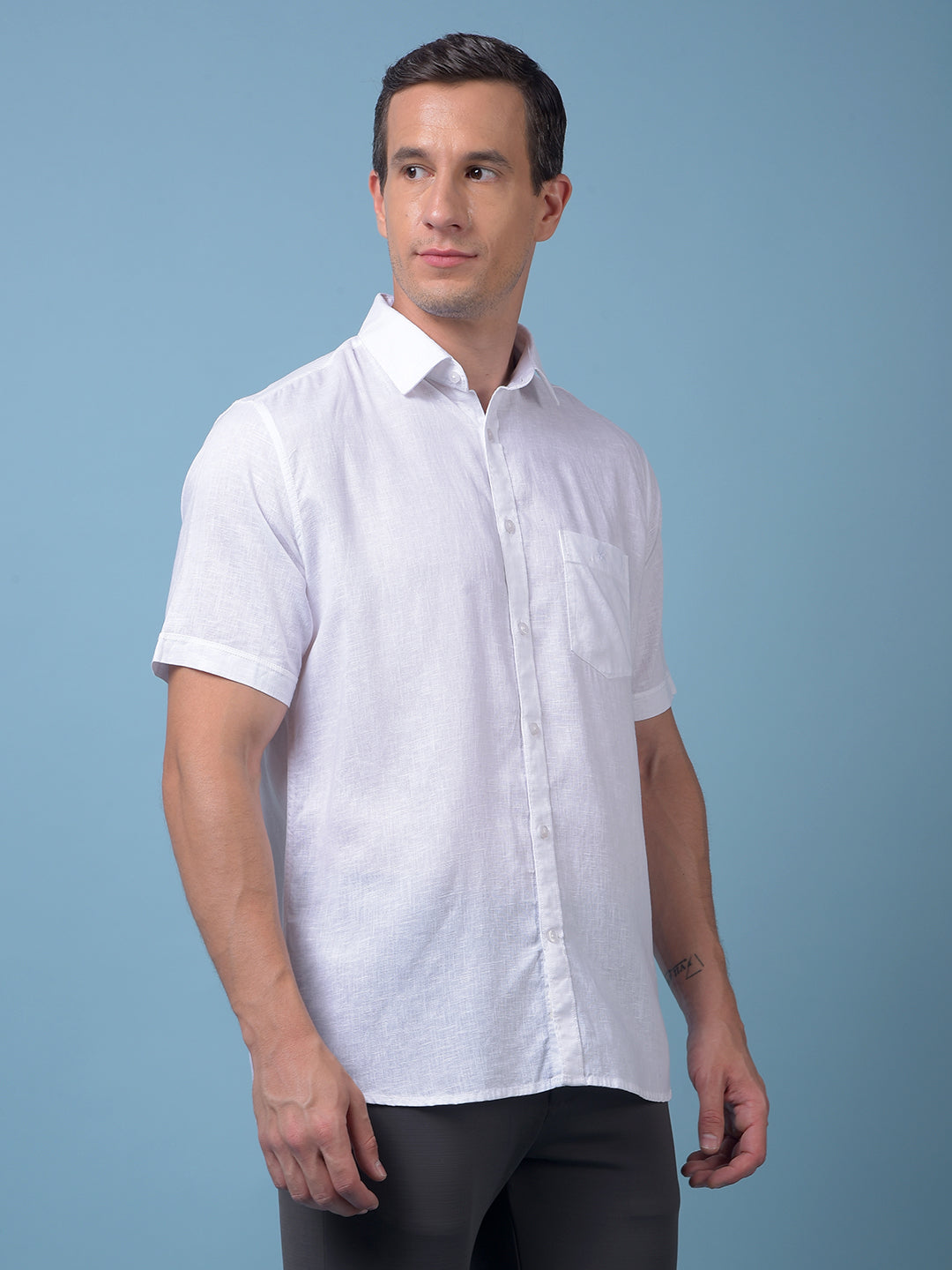 White Linen Shirt