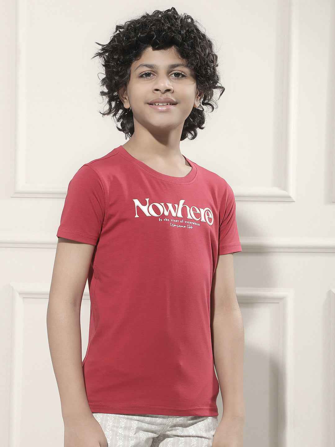 Red Graphic Print T-Shirt