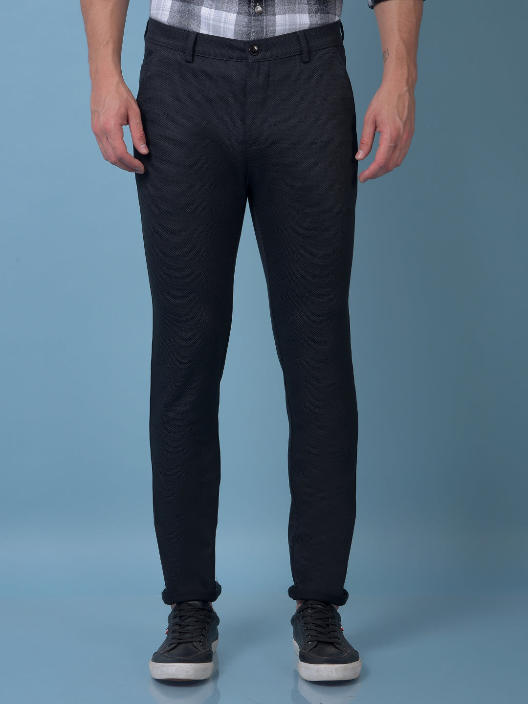 Black Printed Trousers