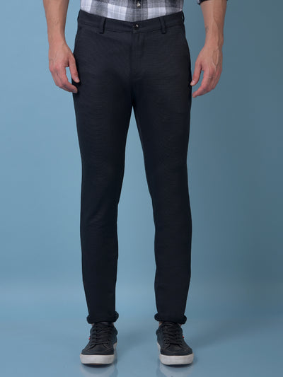 Black Printed Trousers