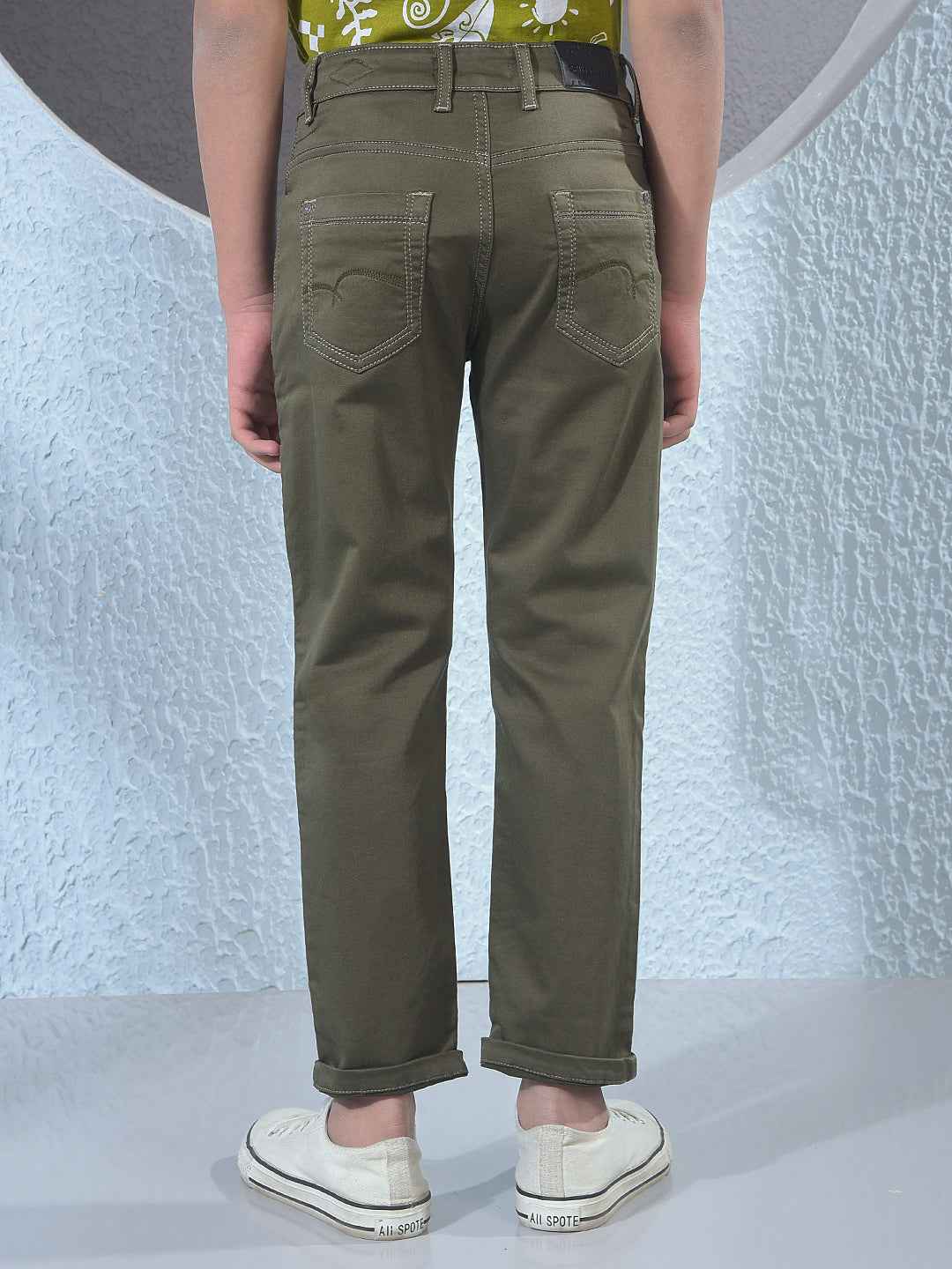Olive Green Urban Pulse Jeans