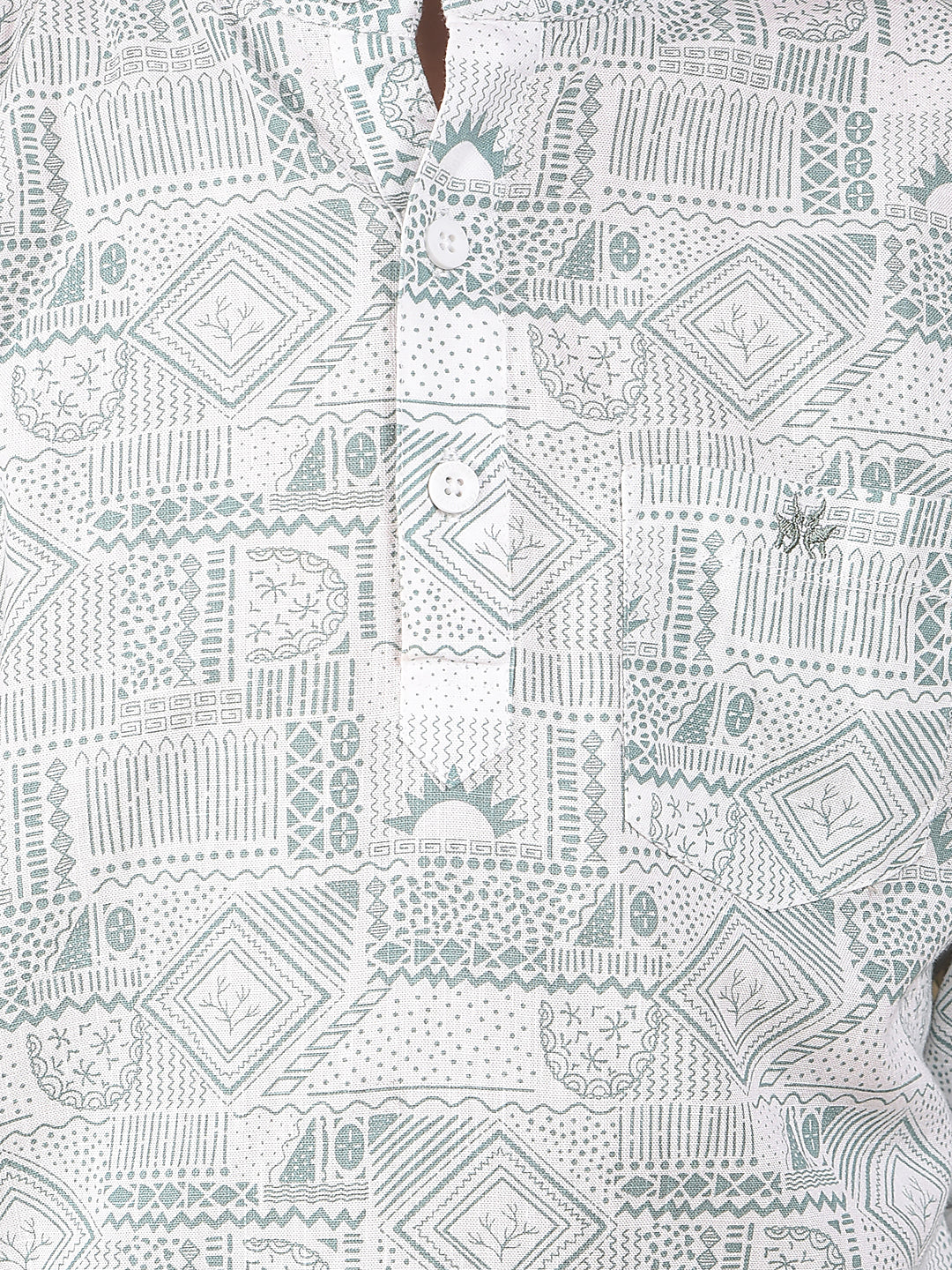 Luxe Green Printed Kurta