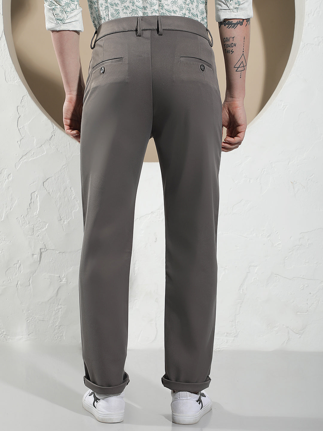 Luxe Slate Grey Trousers
