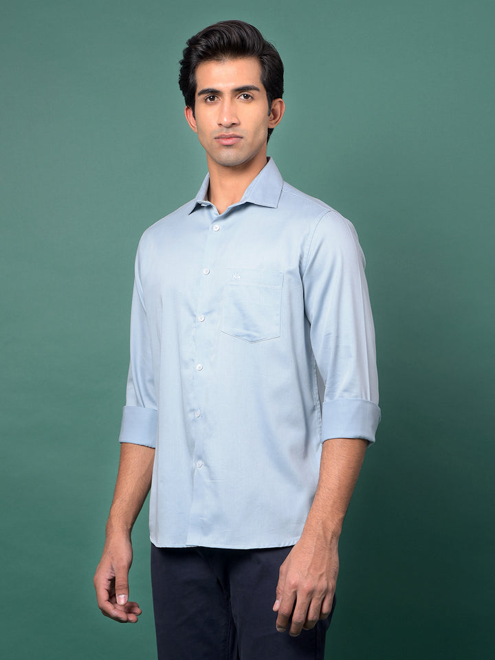 Edgy Blue Shirt