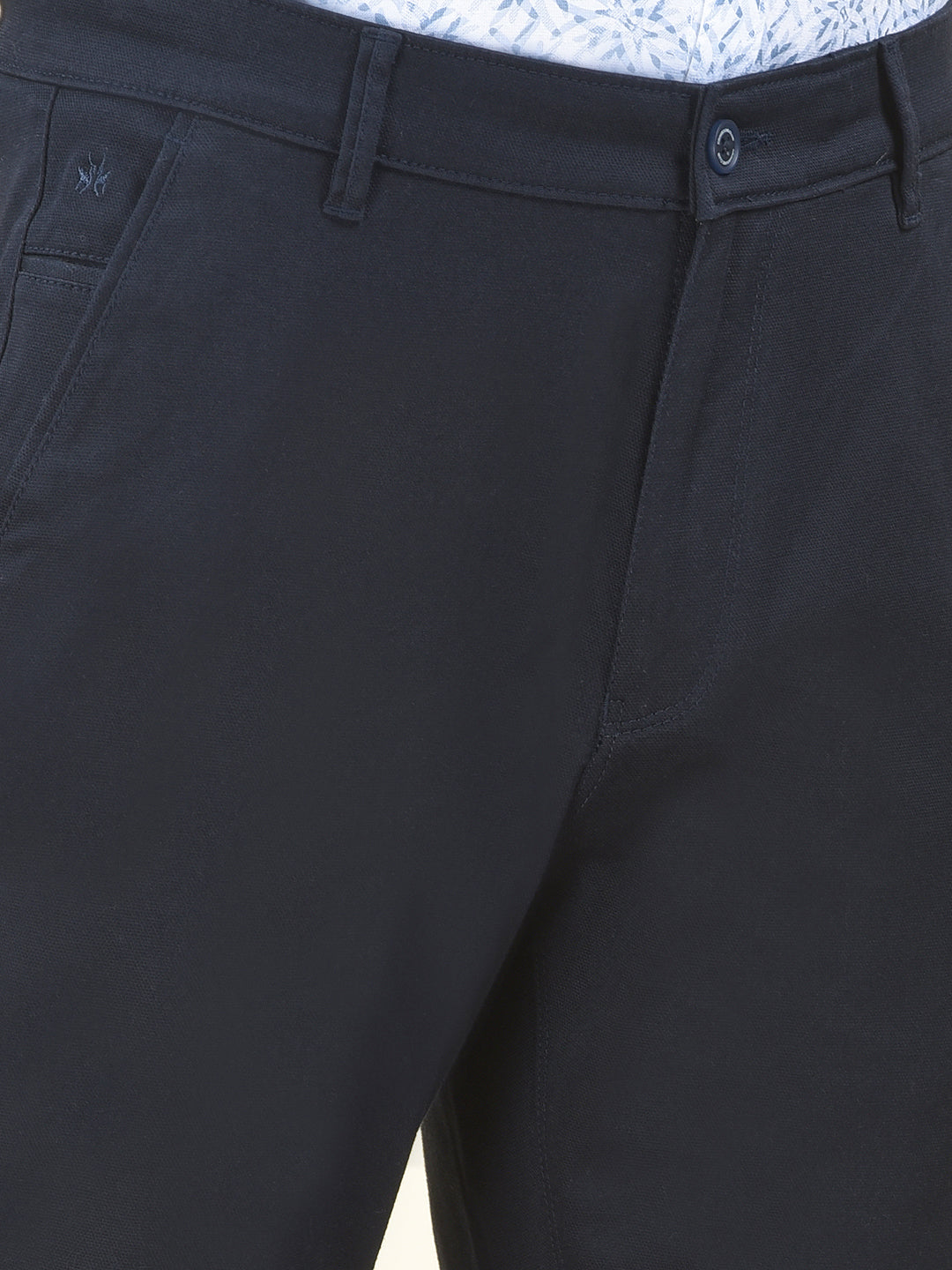 Bright Mode Navy Blue Trousers