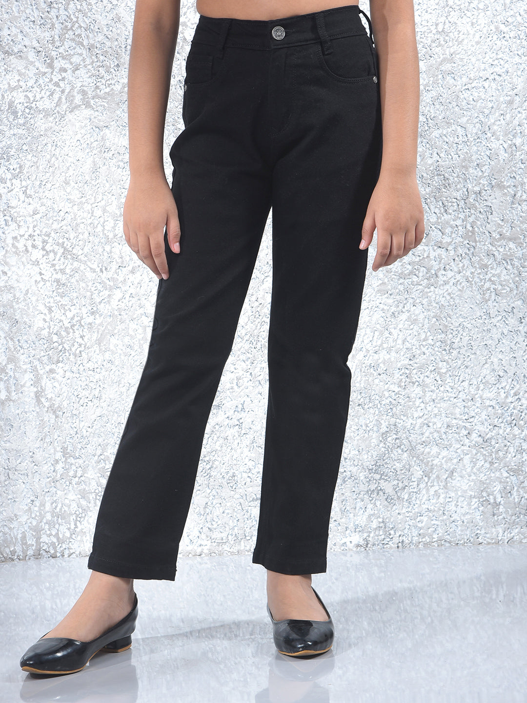 Effortless Black Straight Jeans
